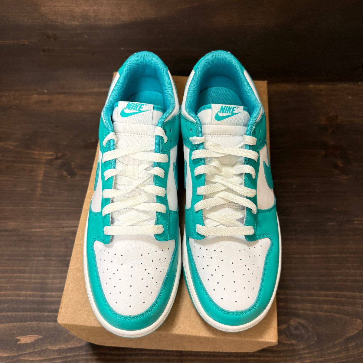 Nike Dunk Low Clear Jade Size 11 (Pre-Owned) - Image 3
