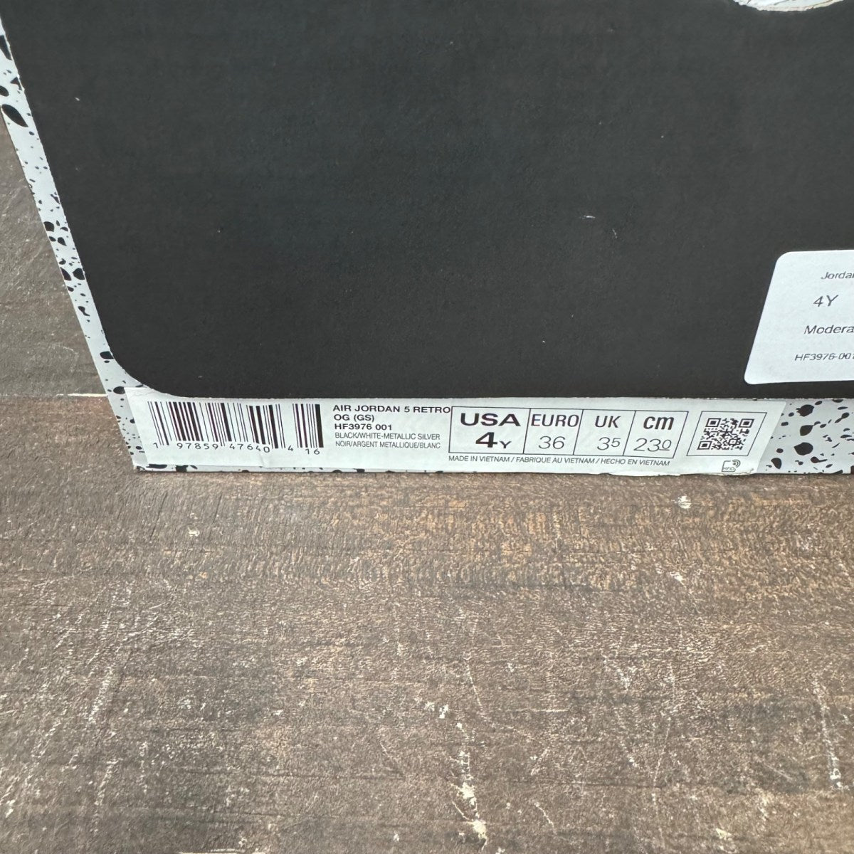 Jordan 5 Retro OG Black Metallic Reimagined (GS) - Image 7