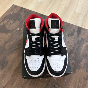 Jordan 1 Mid Gym Red Black White - Image 2