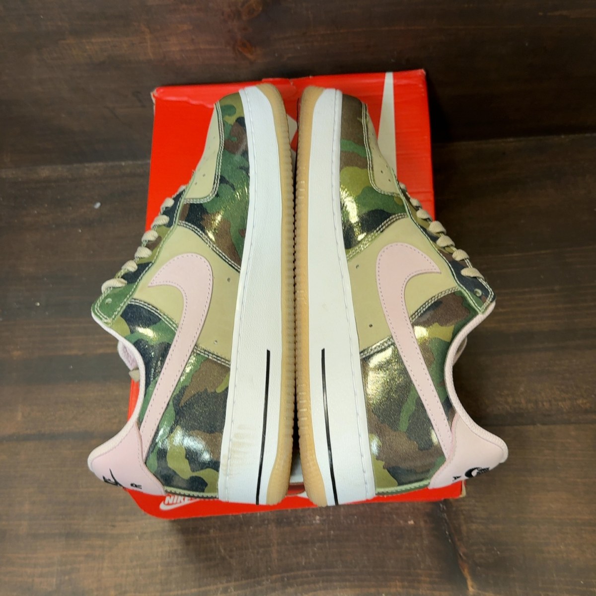 Nike Air Force 1 Low '07 LV8 Patent Camo Pink - Image 6
