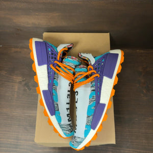 adidas NMD Hu Pharrell Solar Pack Orange Size 9 (Pre-Owned) - Image 2