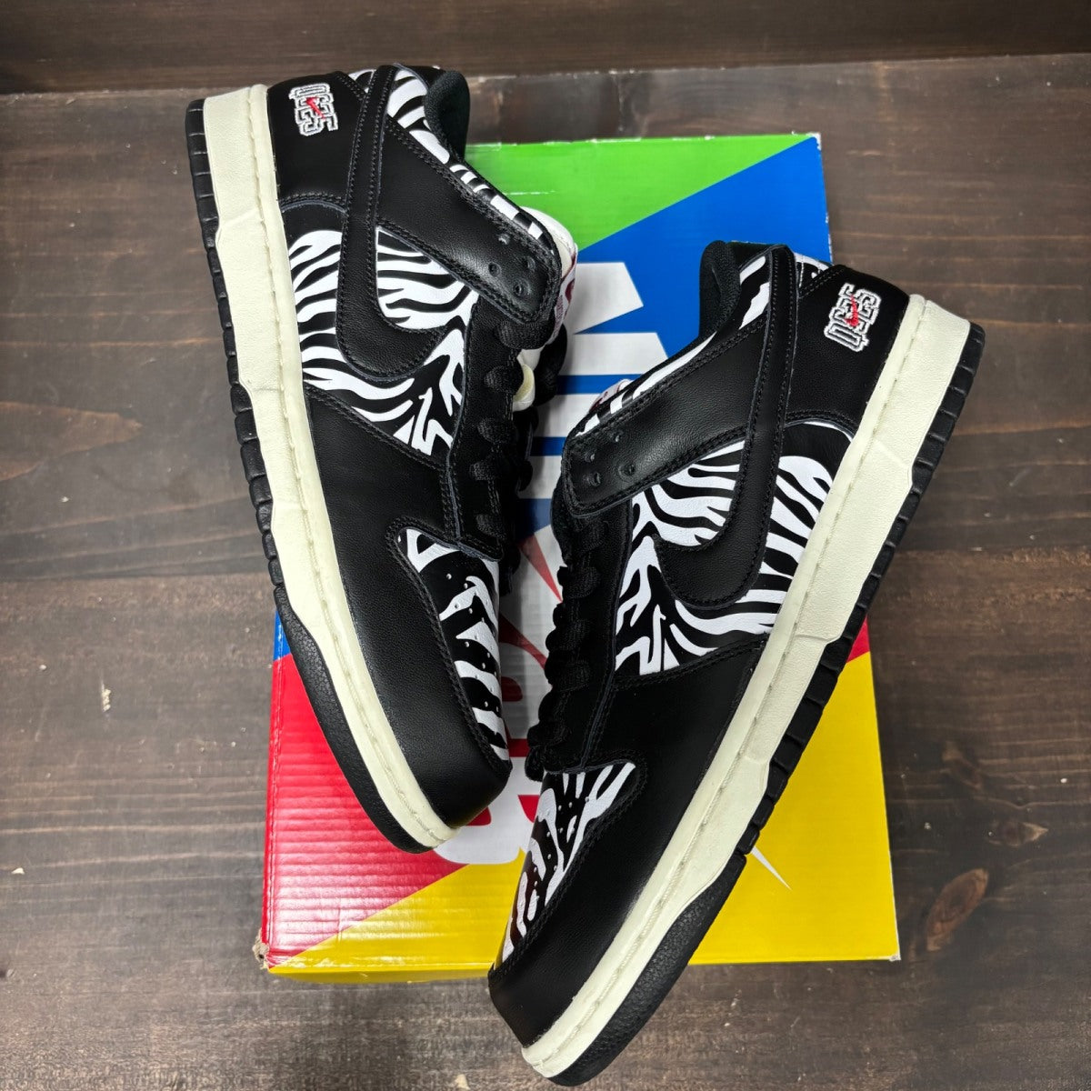 Nike SB Dunk Low OG QS Quartersnacks Zebra - Image 2