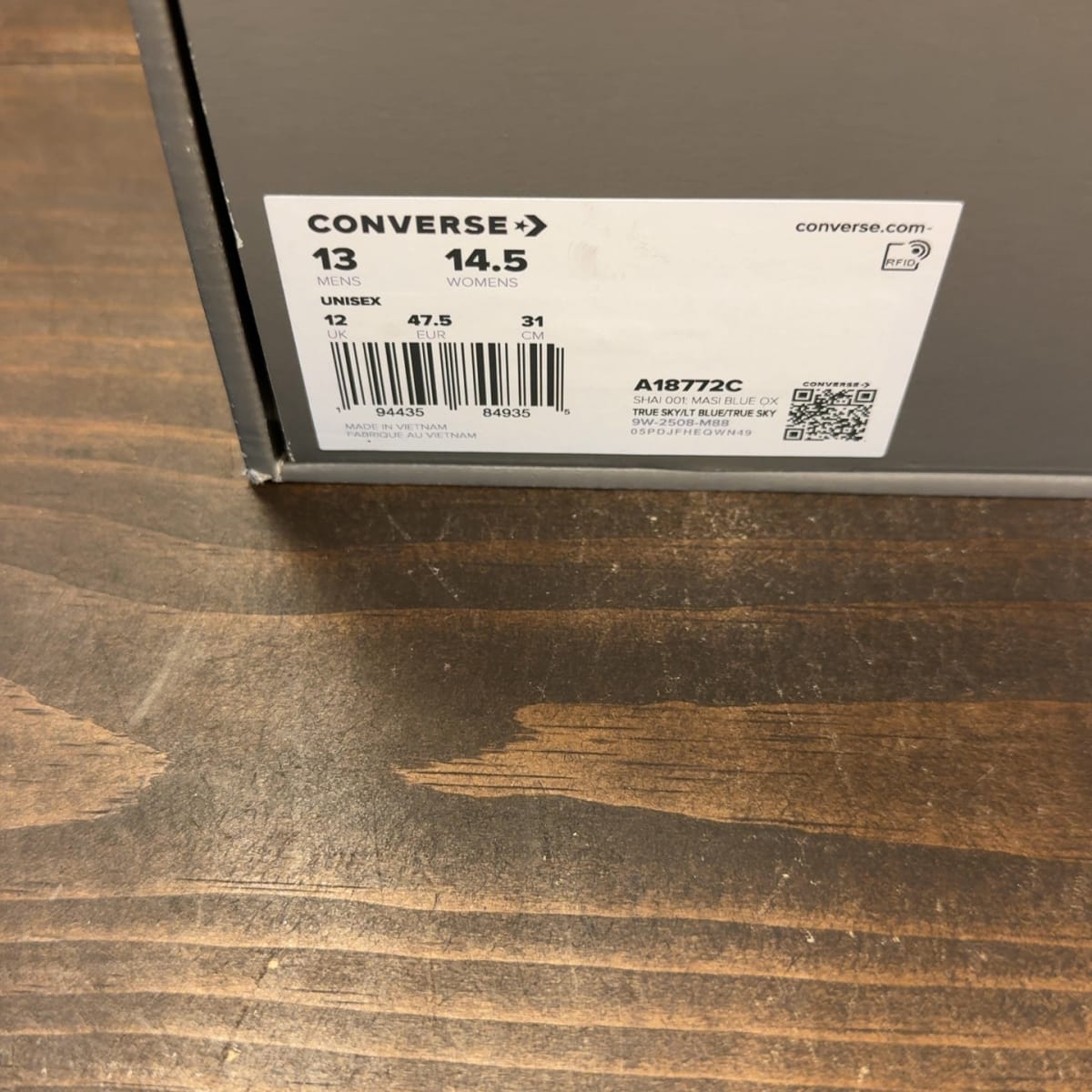 Converse SHAI 001 Masi Blue Size 13 (Pre-Owned) - aux