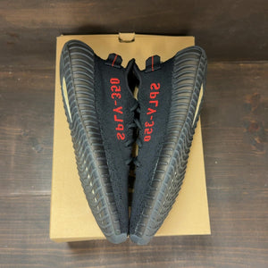 adidas Yeezy Boost 350 V2 Black Red Size 10 (Pre-Owned) - back