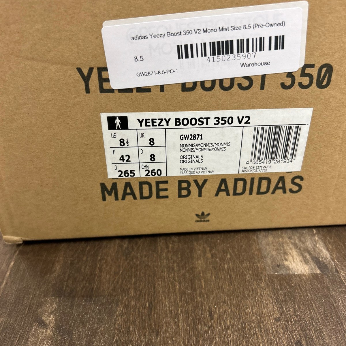 adidas Yeezy Boost 350 V2 Mono Mist - Image 6