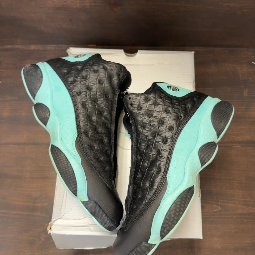 Jordan 13 Retro Black Island Green - Image 2