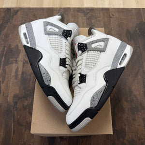 Jordan 4 Retro White Cement (2025) Size 9.5 (Pre-Owned) - Image 1