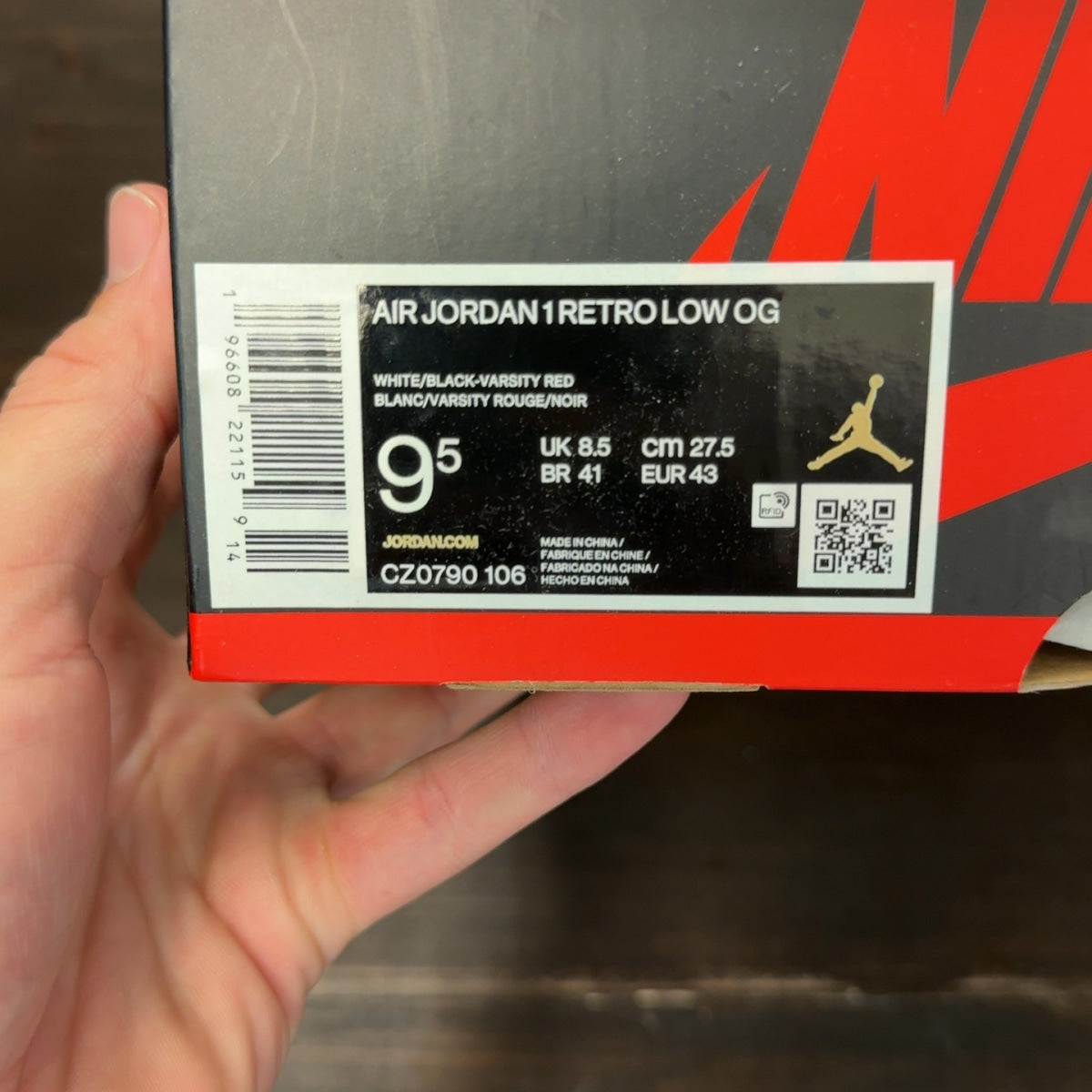 Jordan 1 Retro Low OG Black Toe (2023) - Image 10