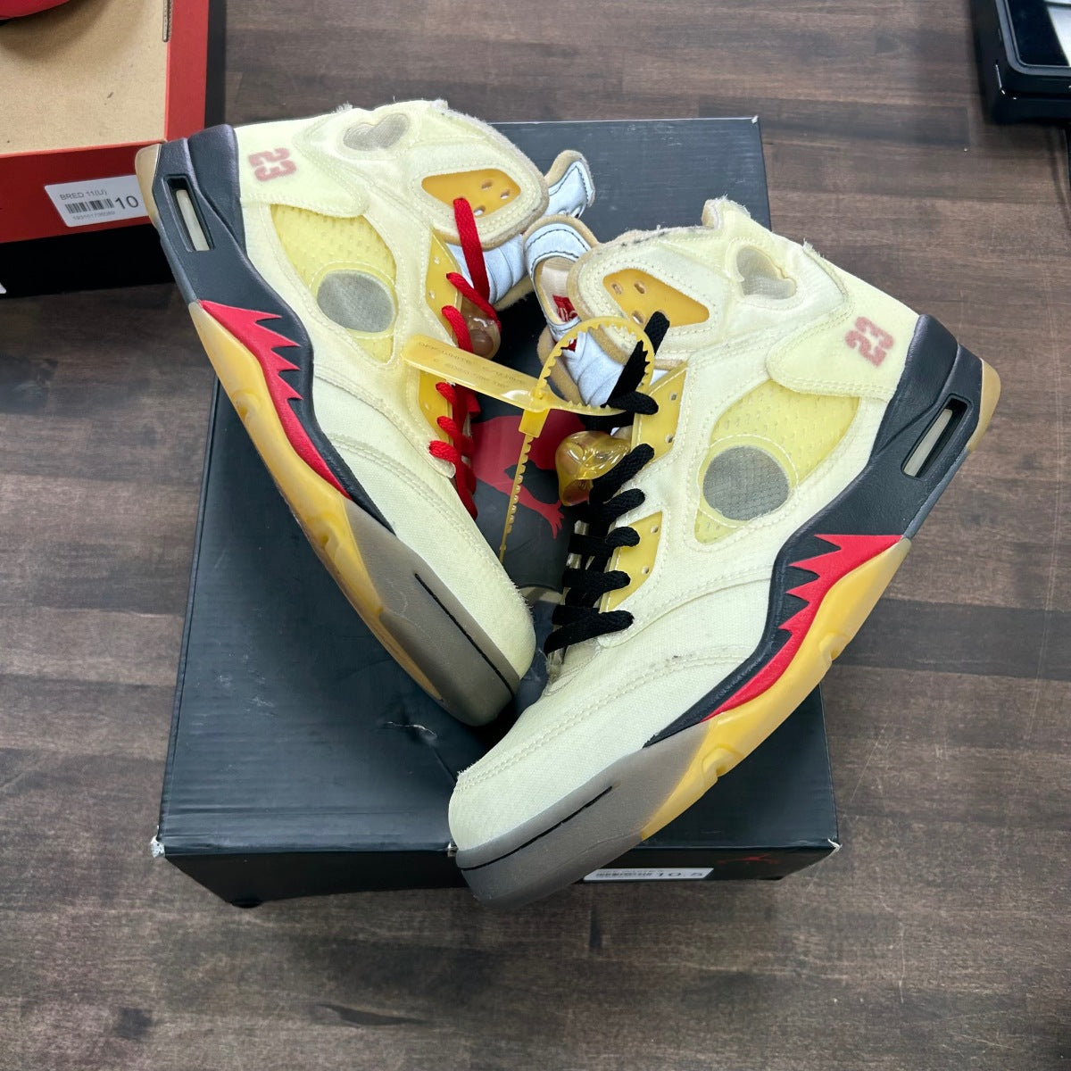 Jordan 5 Retro Off-White Sail - Image 1