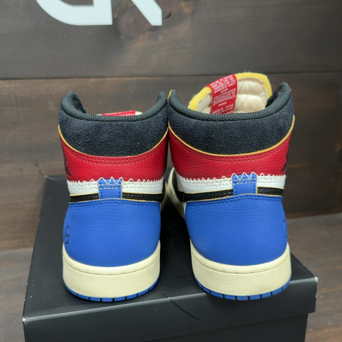 Jordan 1 Retro High OG SP Fragment x Union LA Varsity Red Sport Royal - Image 5