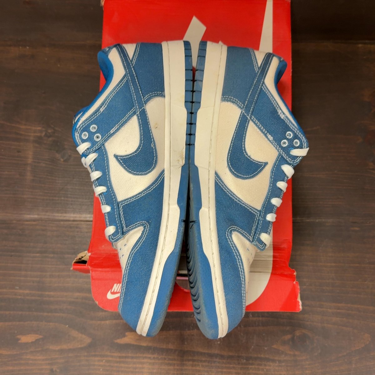 Nike Dunk Low Industrial Blue Sashiko Size 13 (Pre-Owned) - aux