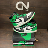 Jordan 1 Retro High OG Lucky Green Size 11.5 (Pre-Owned) - front