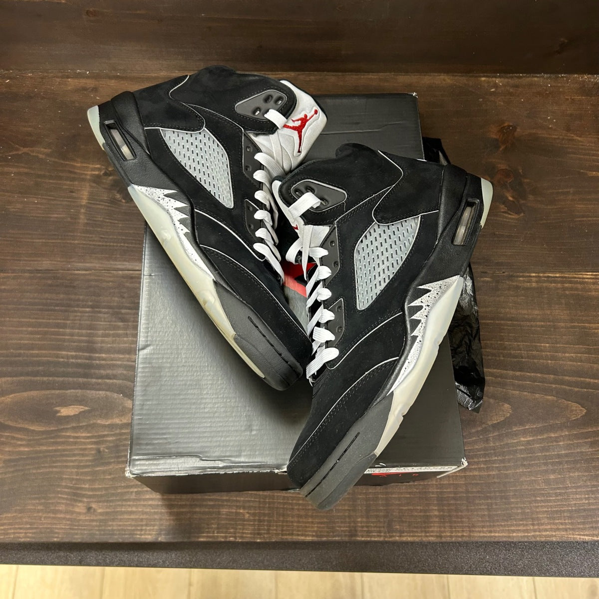 Jordan 5 Retro OG Black Metallic Reimagined - Image 1