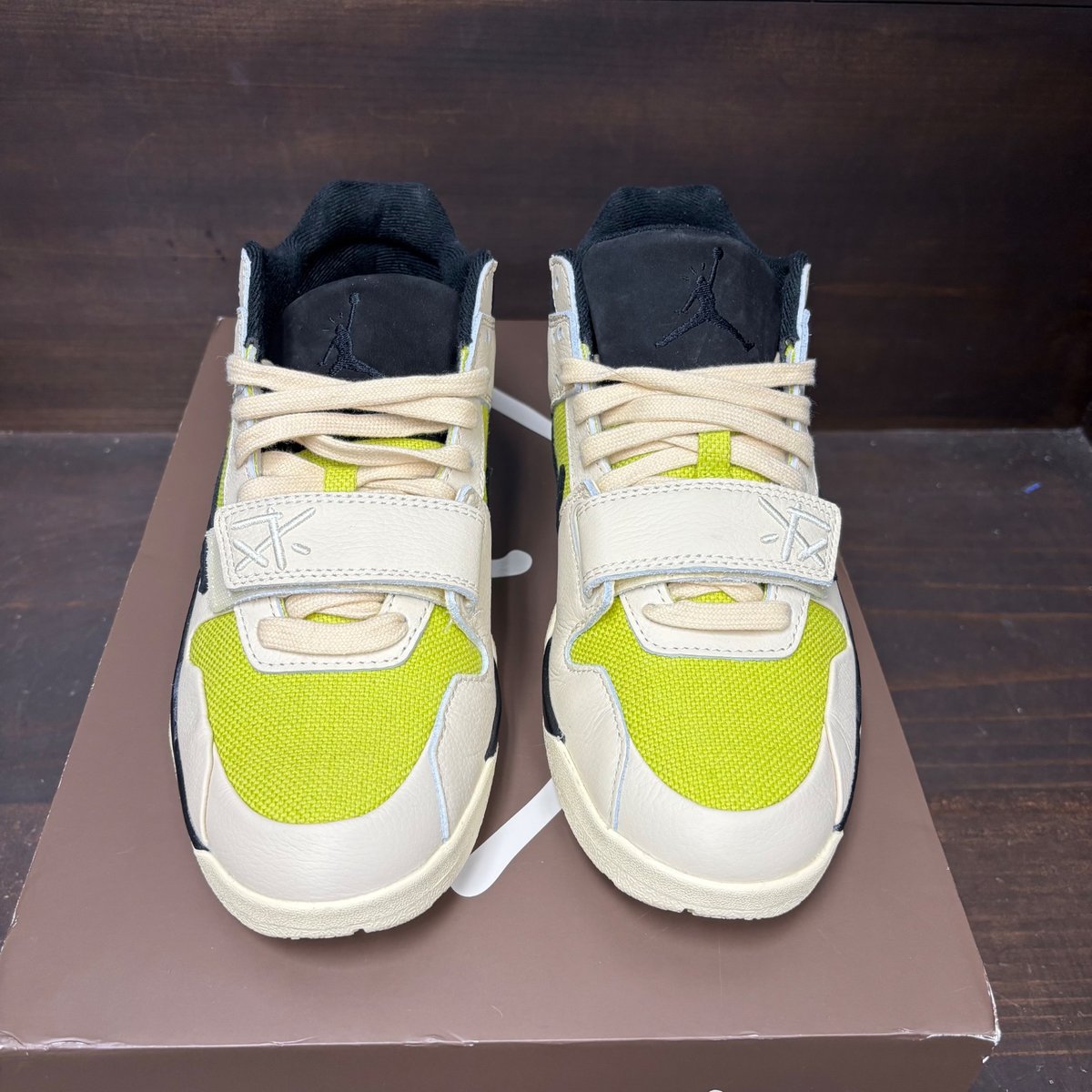 Jordan Jumpman Jack TR Travis Scott Bright Cactus Size 8 (Pre-Owned) - side