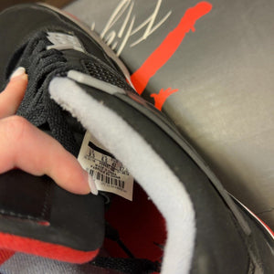 Jordan 4 Retro Bred (2019) Size 9.5 (Pre-Owned) - aux