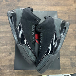 Jordan 3 Retro Black Cat (2025) Size 10 (Pre-Owned) - Image 1