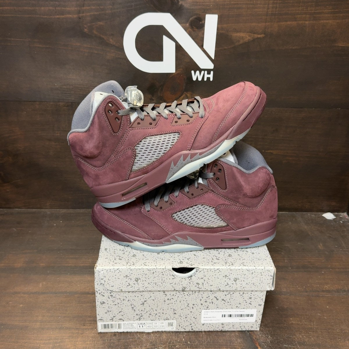 Jordan 5 Retro Burgundy (2023) - Image 1