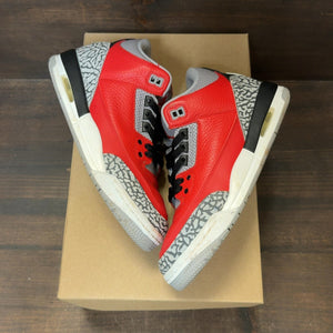 Jordan 3 Retro SE Fire Red (GS) Size 5.5Y (Pre-Owned) - Image 2