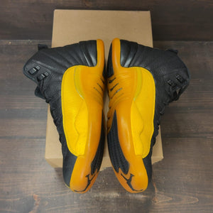 Jordan 12 Retro Black University Gold Size 9.5 (Pre-Owned) - aux