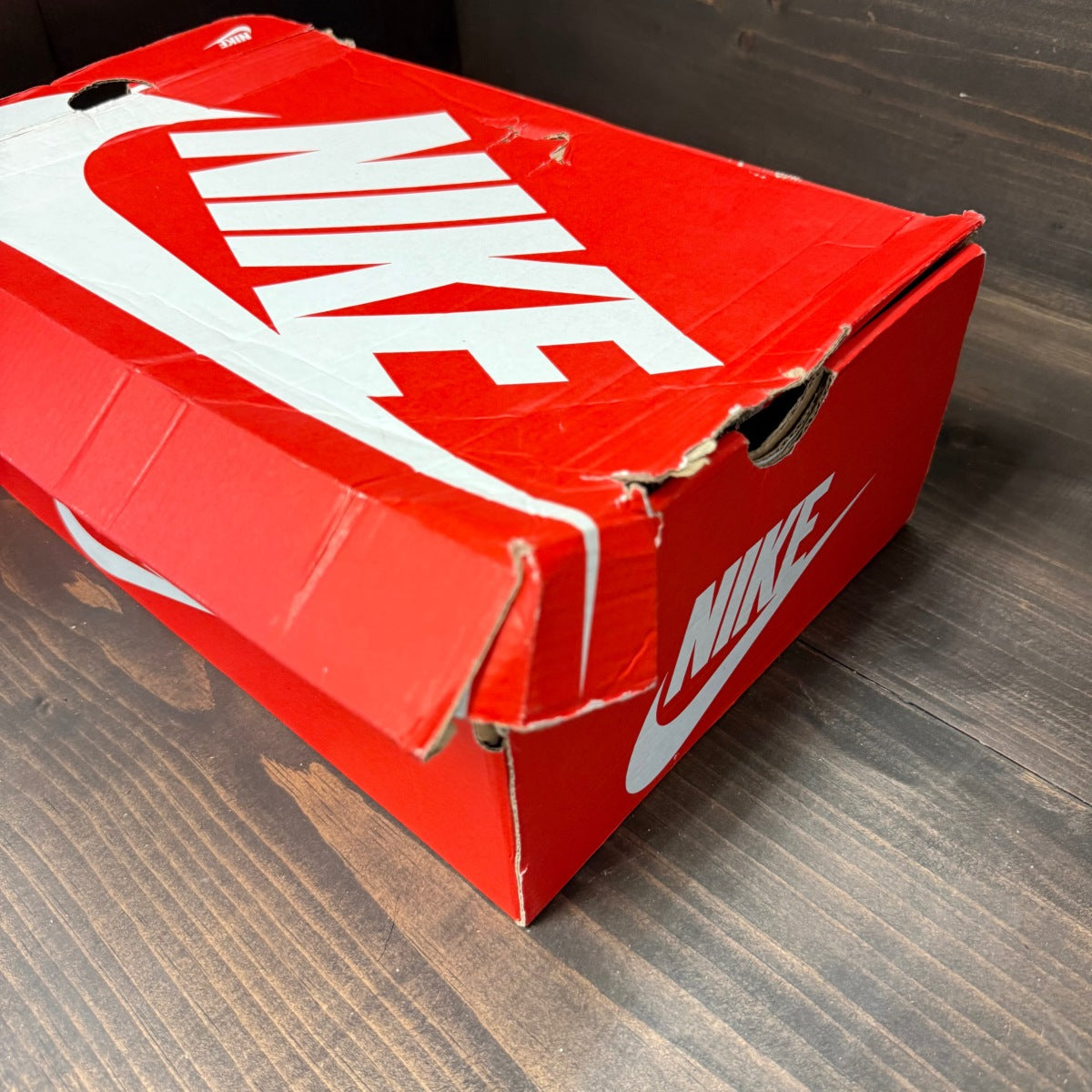 Nike Dunk High Light Smoke Grey Gym Red - Image 8