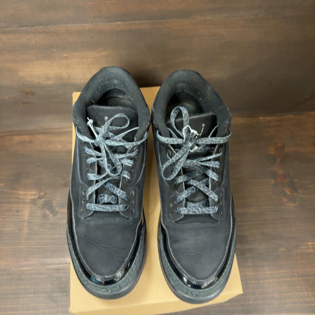 Jordan 3 Retro Black Cat (2025) Size 10.5 (Pre-Owned) - Image 3