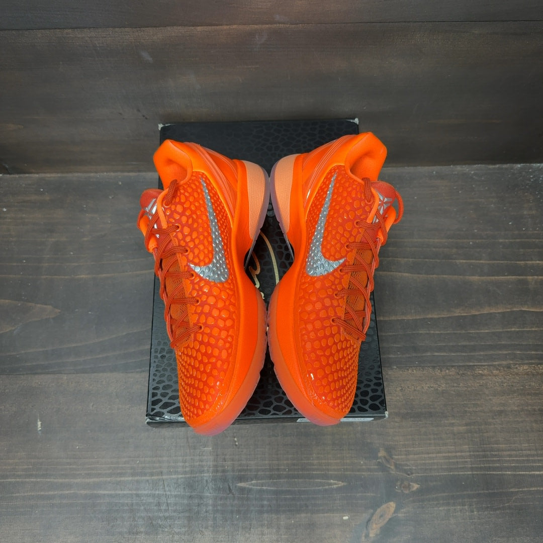 Nike Kobe 6 Protro Total Orange Size 8 (Pre-Owned)