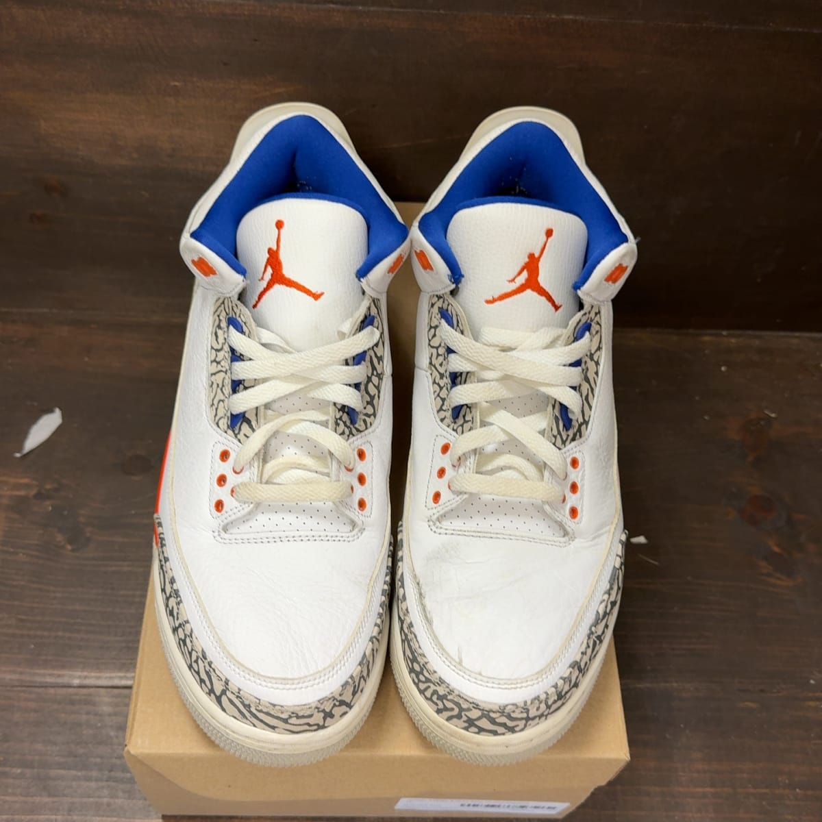 Jordan 3 Retro Knicks Size 12 (Pre-Owned) - tag