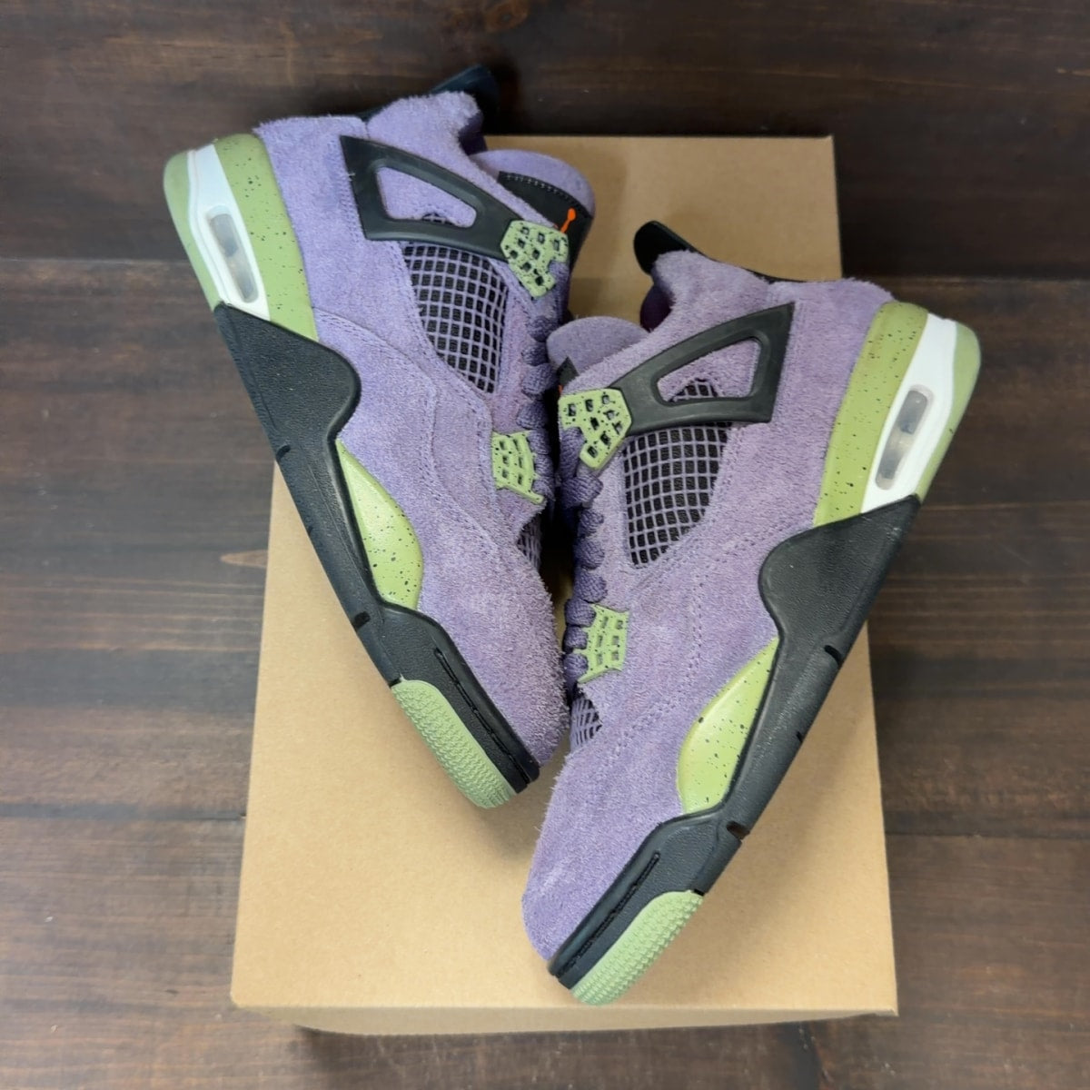 Jordan 4 Retro Canyon Purple (Women's) Size 8W (Pre-Owned) - Image 2