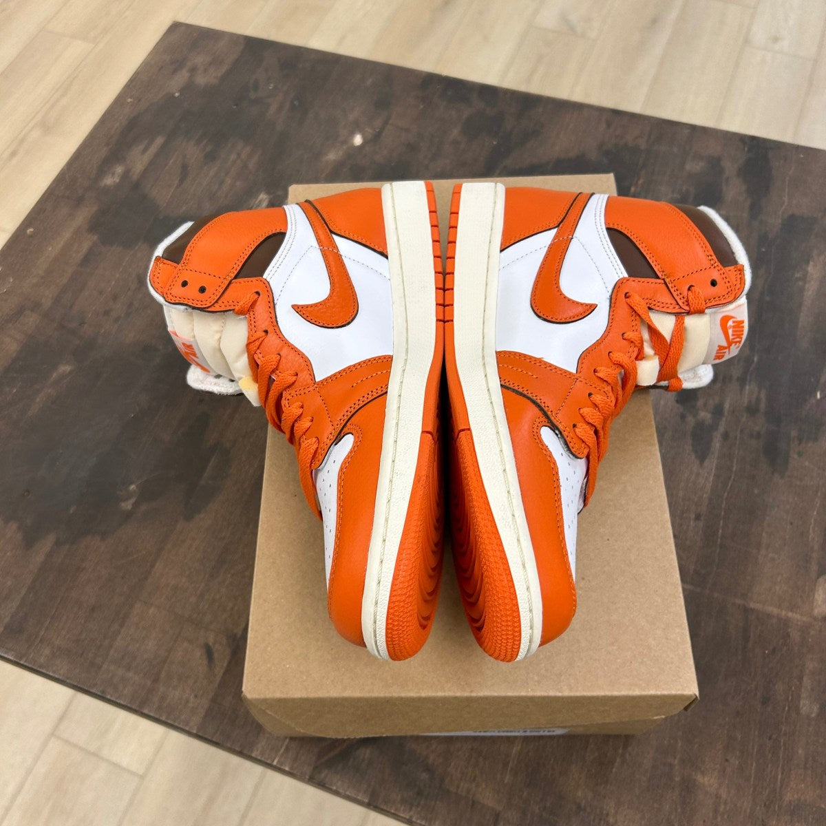 Jordan 1 Retro High OG Starfish (Women's) Size 11W (Pre-Owned) - Image 3