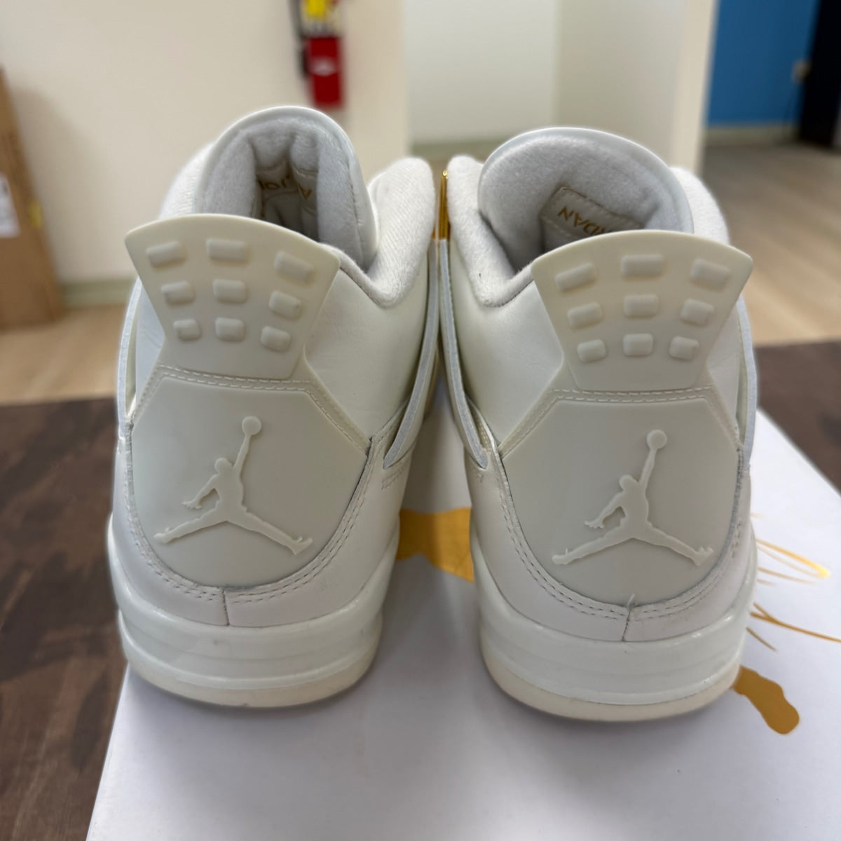 Jordan 4 Retro Metallic Gold (Women's) - Image 3