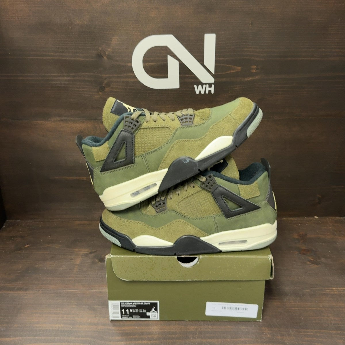 Jordan 4 Retro SE Craft Medium Olive - Image 1