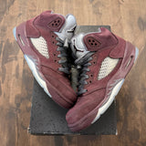 Jordan 5 Retro Burgundy (2023) (GS) Size 6Y (Pre-Owned) - Image 1