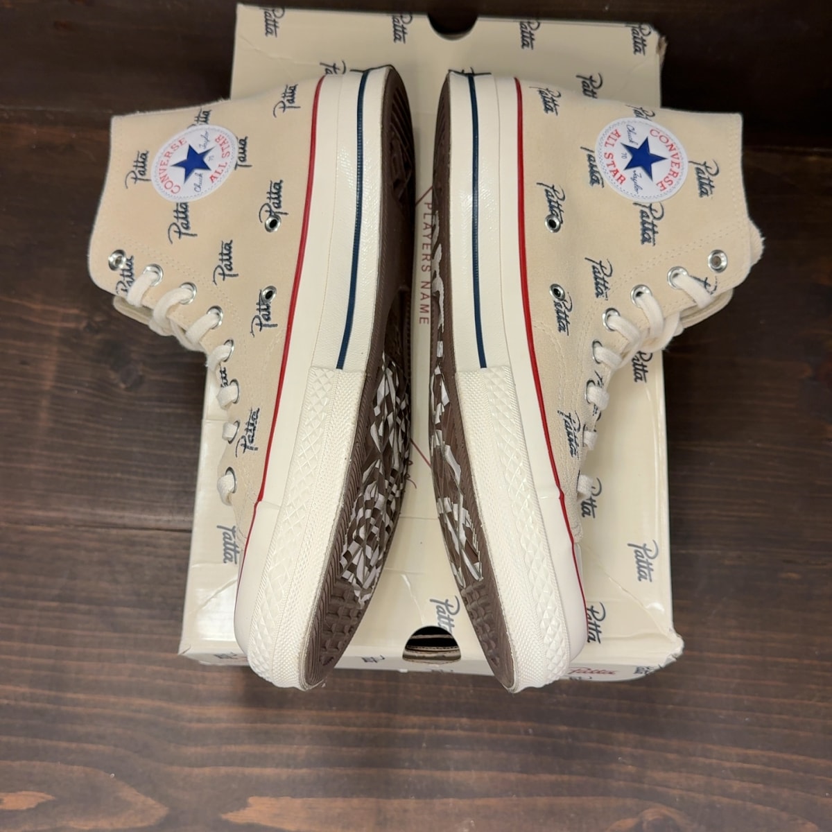 Converse Chuck 70 Hi Patta Mini Logo Pack Natural Ivory Size 9.5 (Pre-Owned) - Image 4
