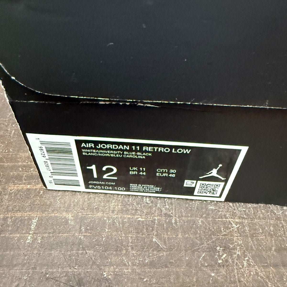 Jordan 11 Retro Low University Blue (2026) Size 12 (Pre-Owned) - aux