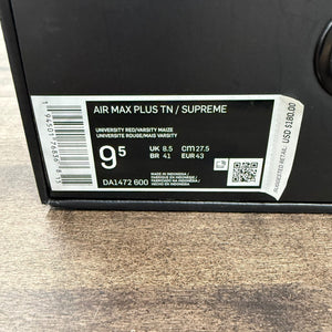 Nike Air Max Plus Supreme University Red Size 9.5 (Pre-Owned) - Image 6