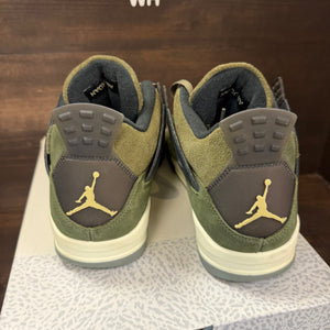 Jordan 4 Retro SE Craft Medium Olive Size 12 (Pre-Owned) - Image 4