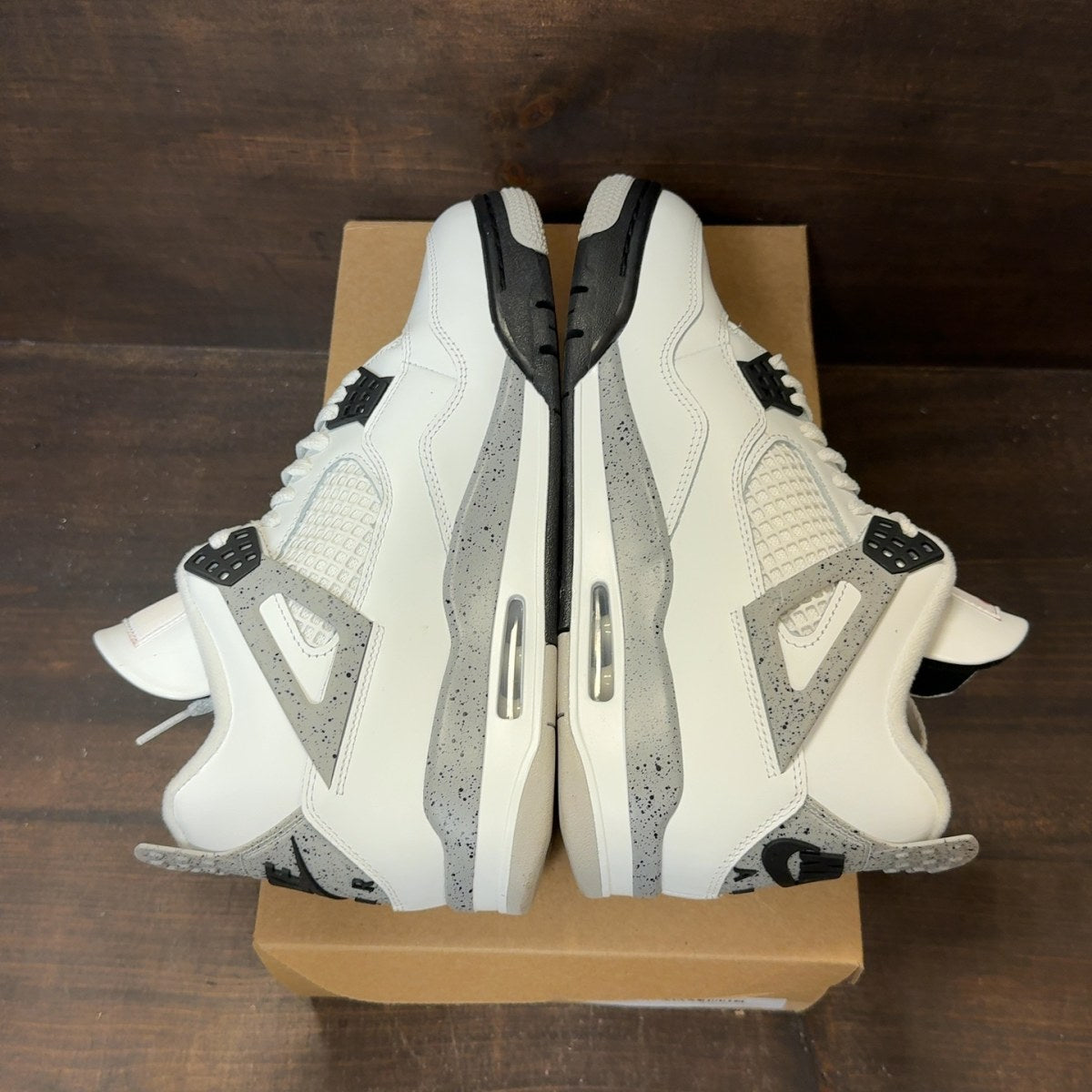 Jordan 4 Retro White Cement (2025) Size 9 (Pre-Owned) - Image 6