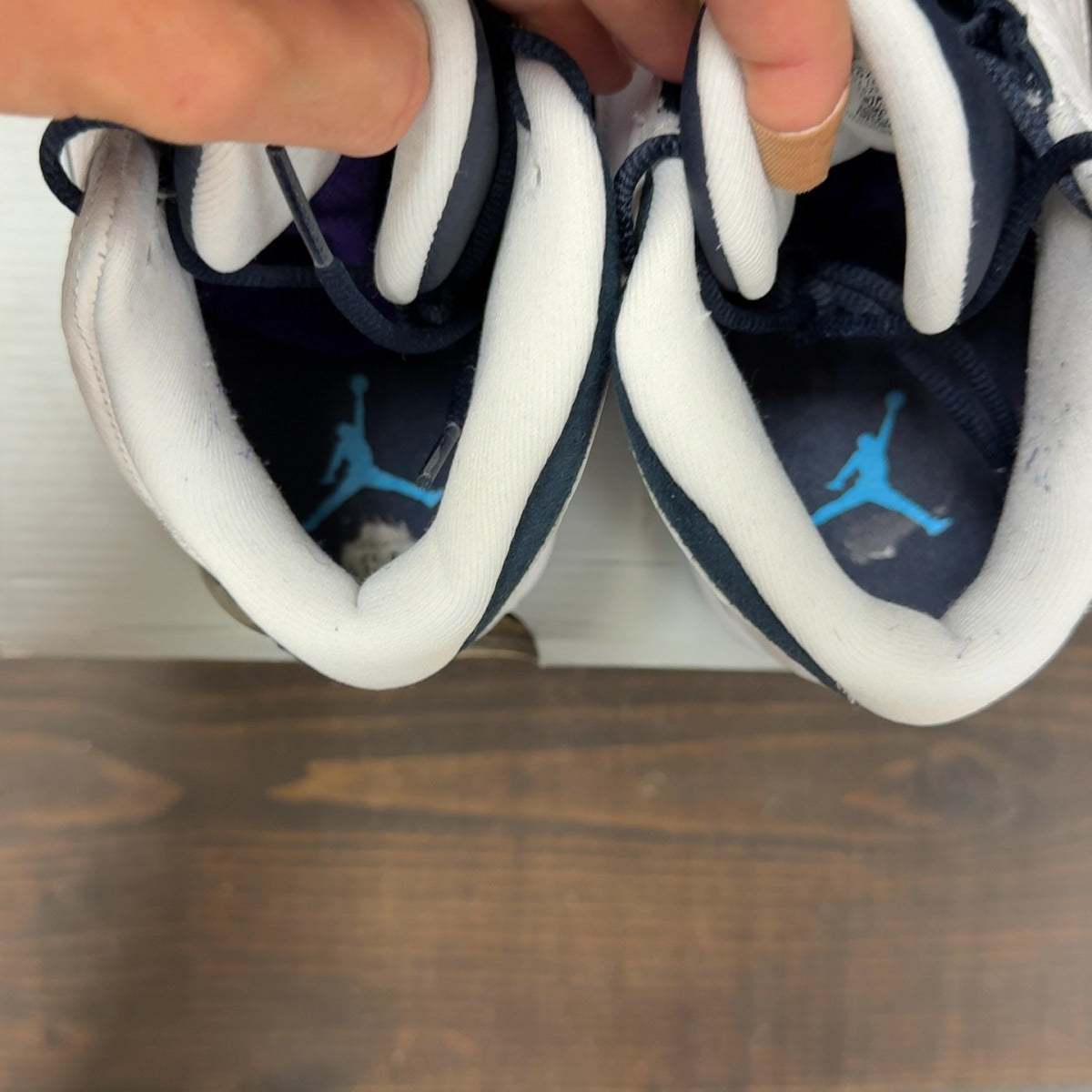 Jordan 13 Retro Obsidian Powder Blue White - Image 6