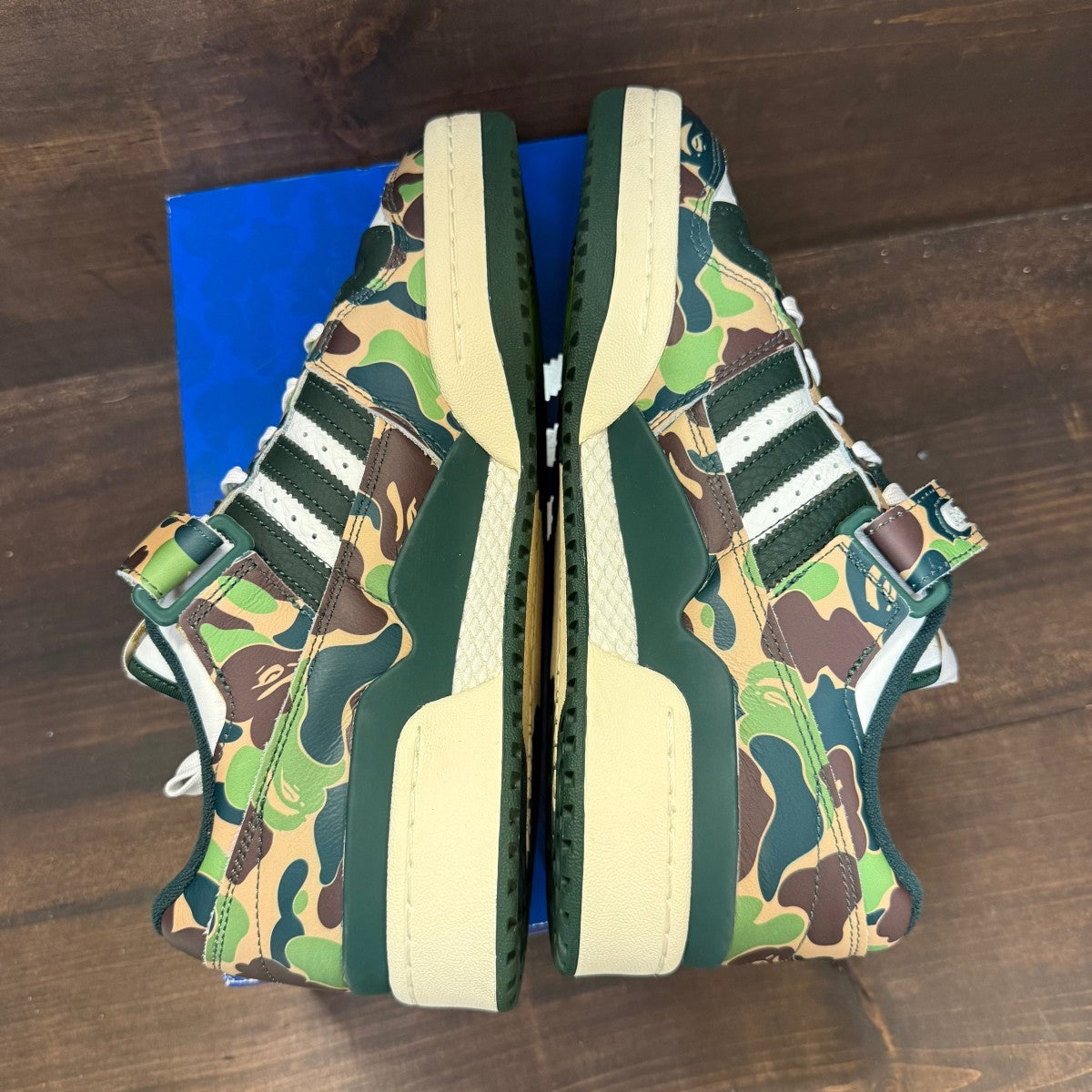 adidas Forum 84 Low Bape 30th Anniversary Green Camo - Image 4