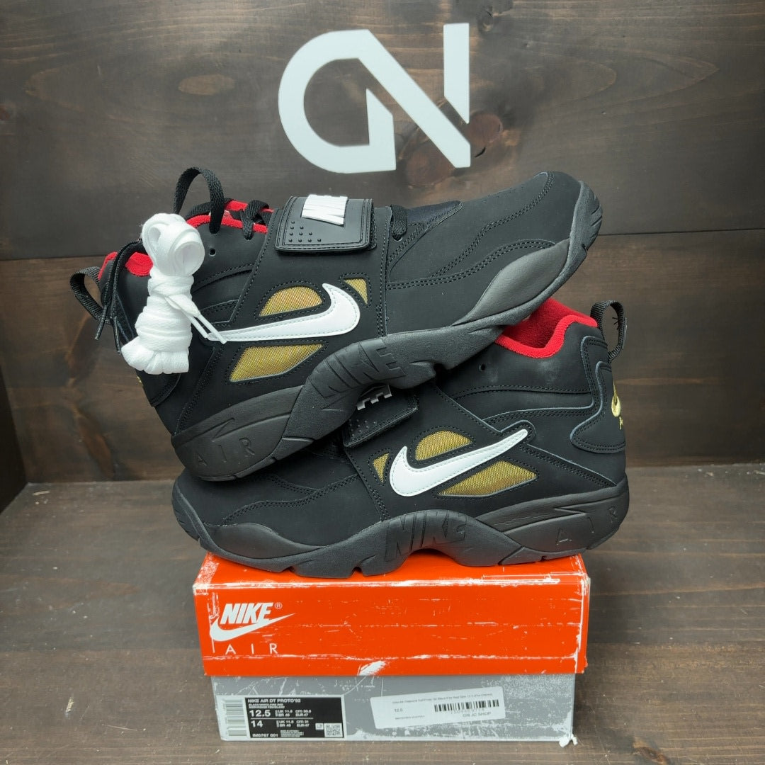 Nike Air Diamond Turf Proto '92 Black Fire Red - Image 1