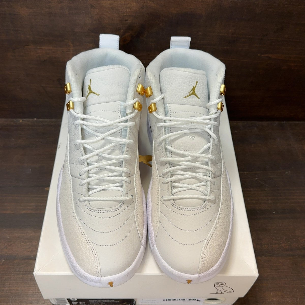 Jordan 12 Retro OVO White Size 9 (Pre-Owned) - tag