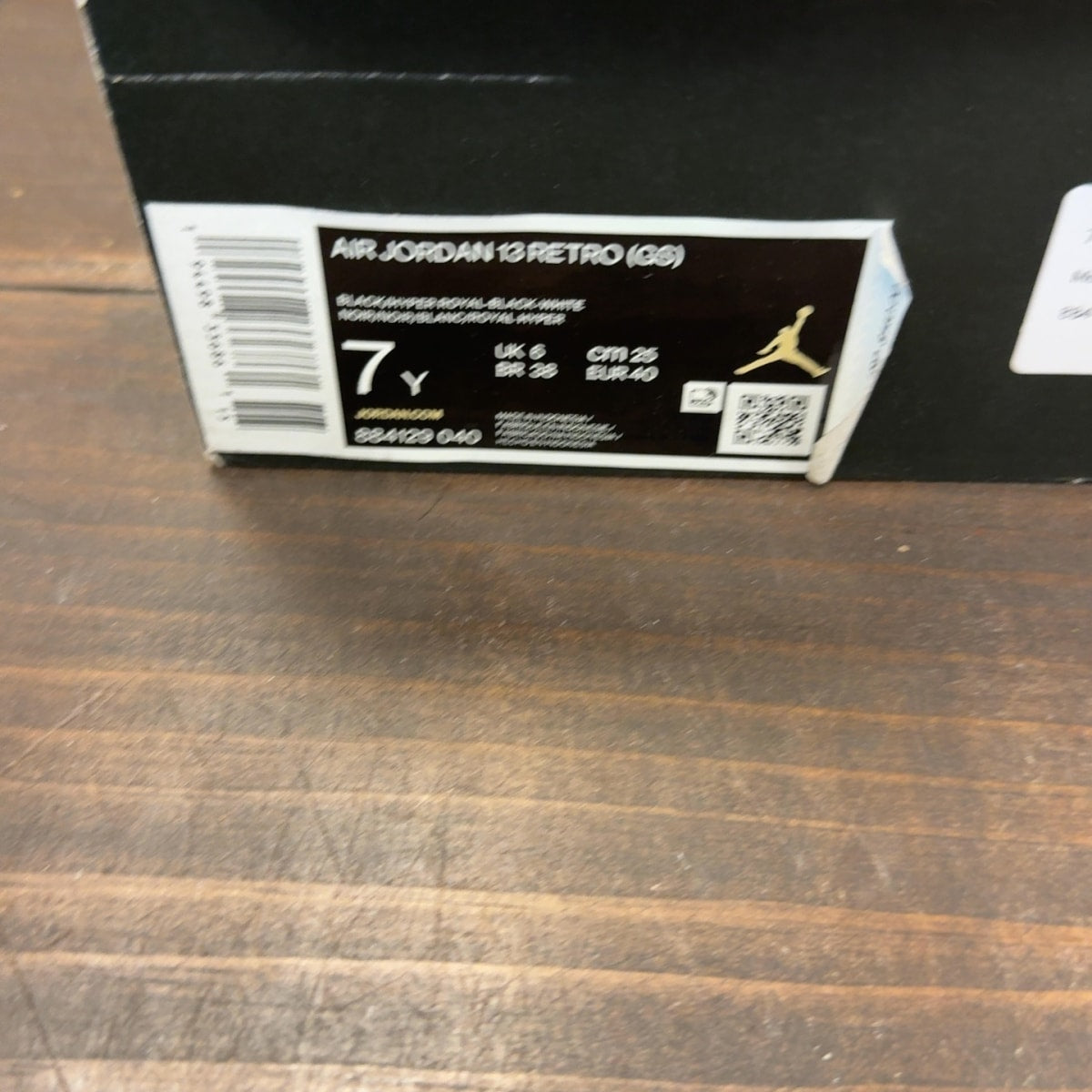 Jordan 13 Retro Black Hyper Royal (GS) - Image 9