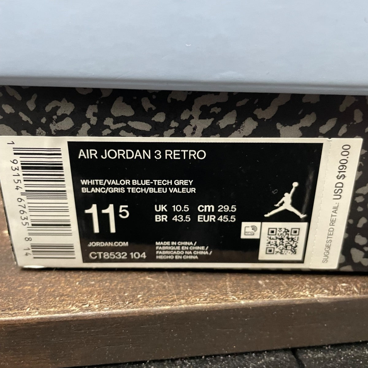 Jordan 3 Retro UNC (2020) - Image 2