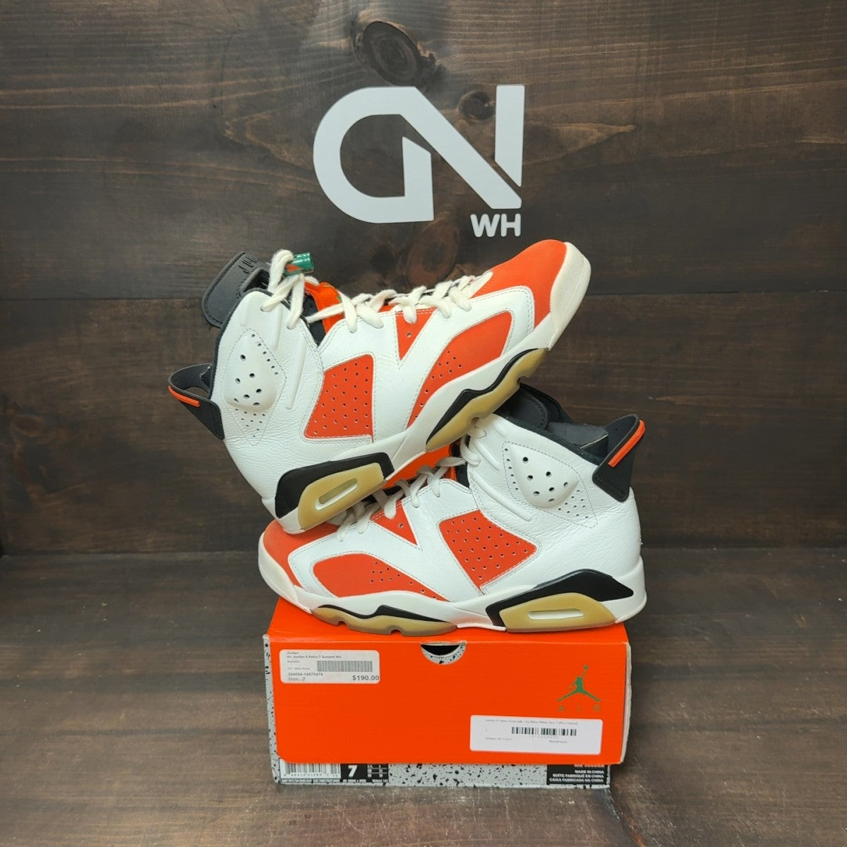 Jordan 6 Retro Gatorade Like Mike White - Image 1