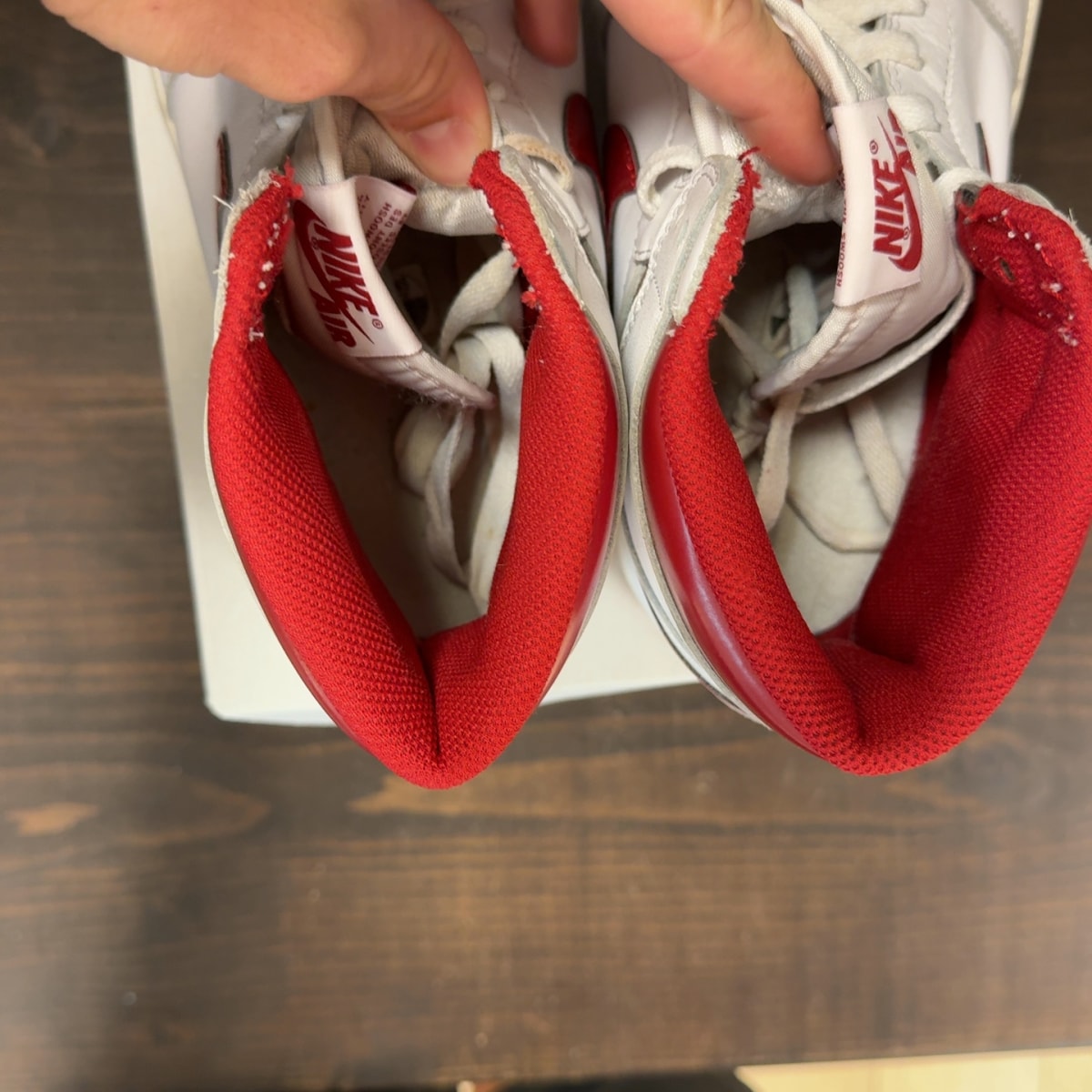 Jordan 1 Retro Metallic Red (2017) Size 11 (Pre-Owned) - Image 6