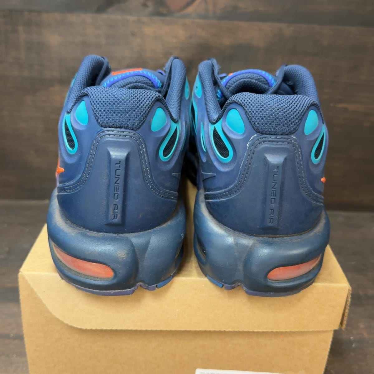 Nike Air Max Plus Drift Midnight Navy Total Orange Size 13 (Pre-Owned) - aux
