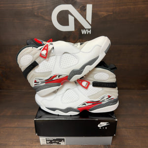 Jordan 8 Retro White True Red (2025) - Image 1
