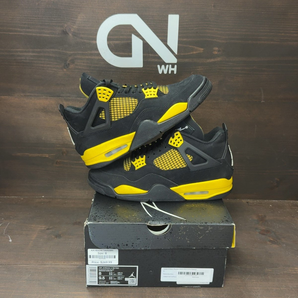 Jordan 4 Retro Thunder (2023) - Image 1