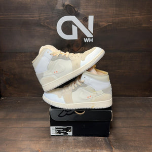 Jordan 1 Mid SE Craft Inside Out White Grey - Image 1