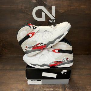 Jordan 8 Retro White True Red (2025) Size 13 (Pre-Owned) - Image 1